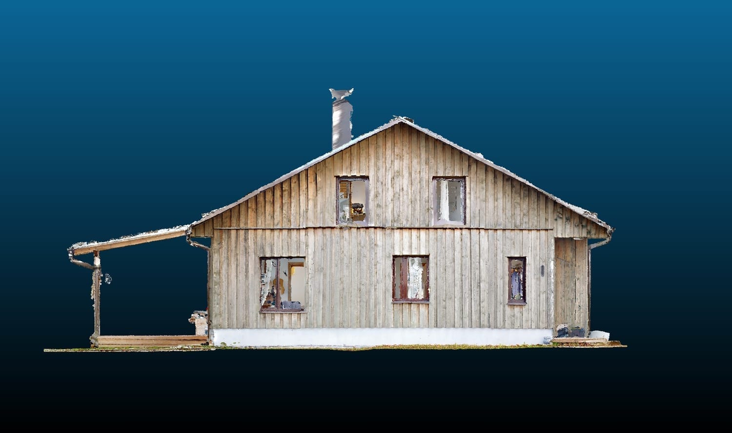 Maja mõõdistamine Tartumaal