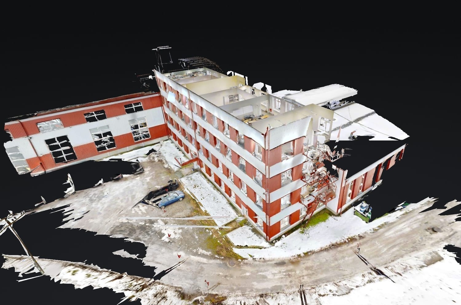 büroohoone mõõdistamine