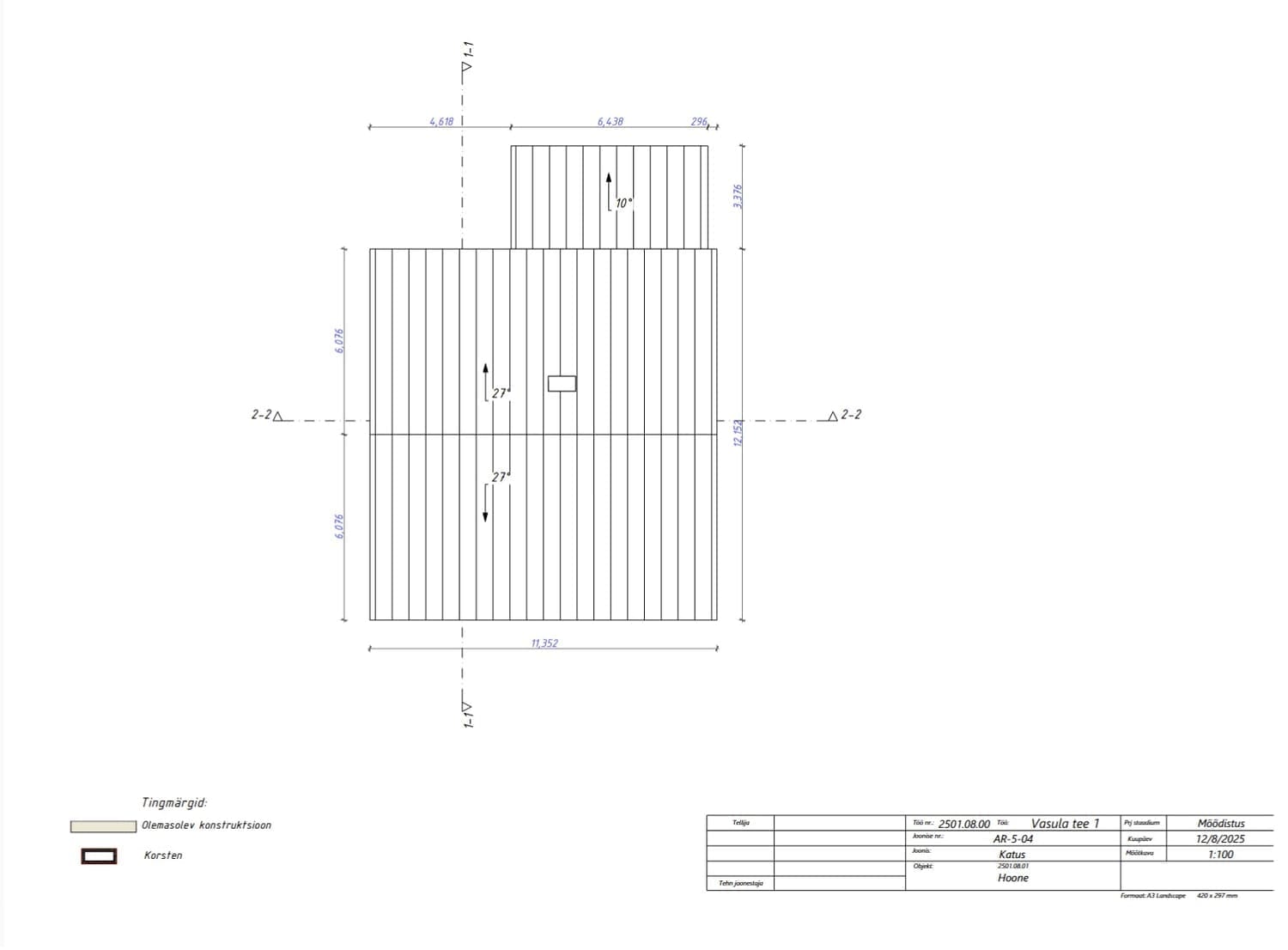 Aga kui ees on uus ümberehitus, siis vajab projekteerija üht asja: reaalseid ja täpseid mõõte.
