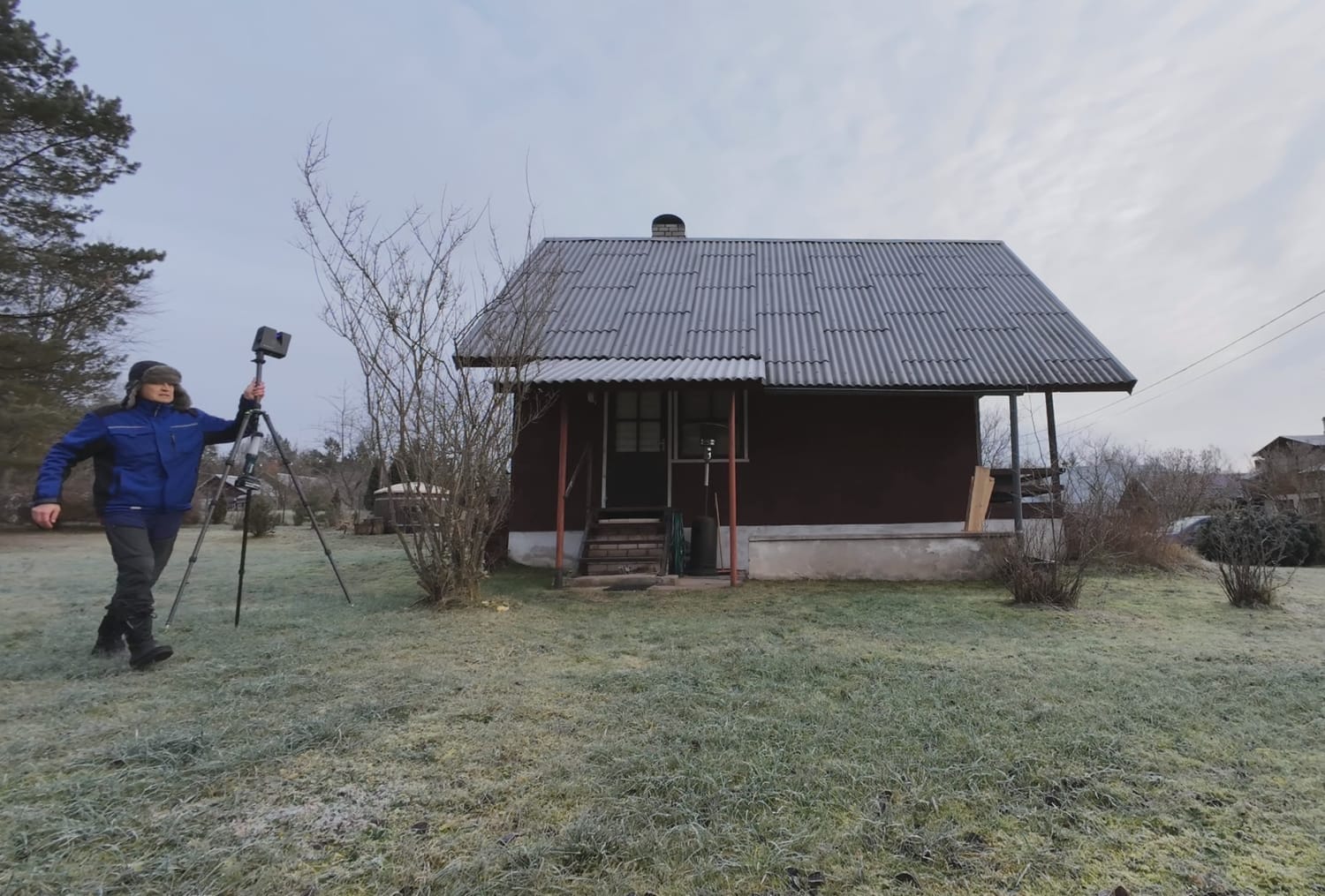 Hoone mõõdistus Lõuna-Eestis