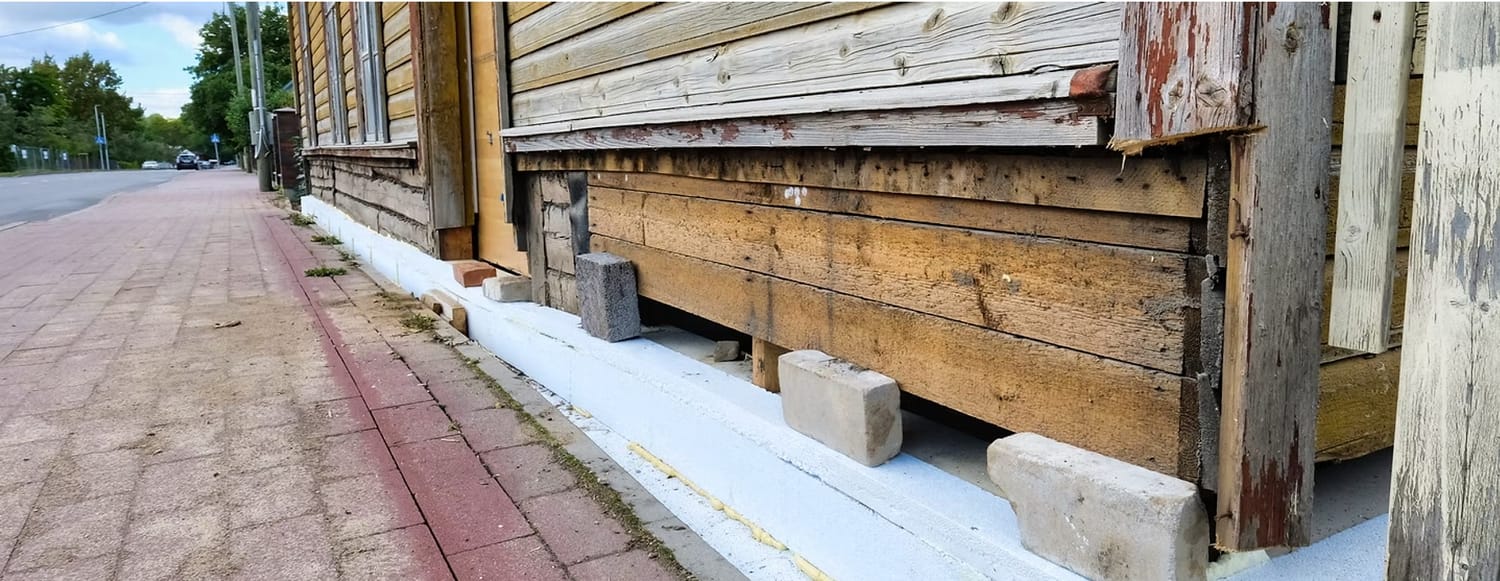 Kui renoveeritav hoone asub otse kõnnitee või tänava ääres ja sa plaanid lahti kaevata vundamendi, et soojustada vundamenti ja soklit, siis võib vaja minna geoaluse tegemist (peamiselt linnades).