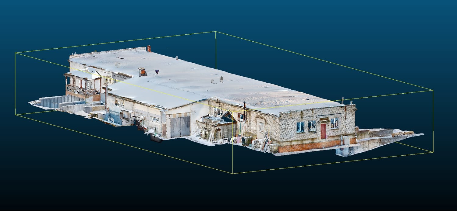 Hoone fassaadi mõõdistamine Pärnus