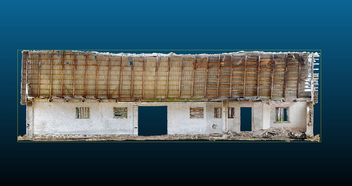 Hoone laserskaneerimine Lihulas Pärnumaal 03.2026