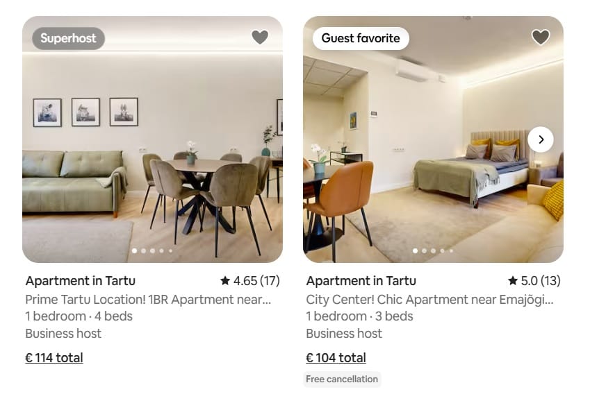 korteri pildistamine airbnb jaoks