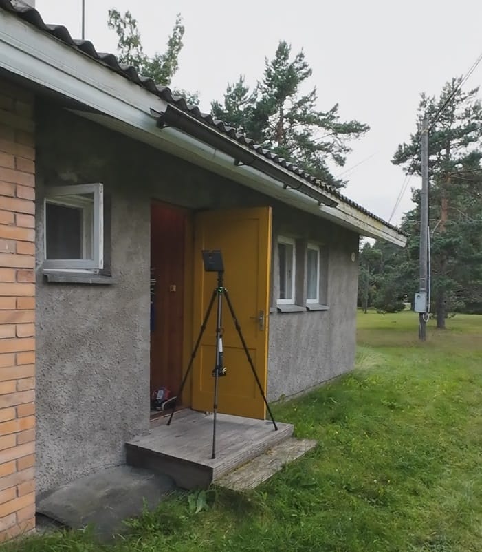 Suvila mõõdistamine Peipsi ääres Kauksis