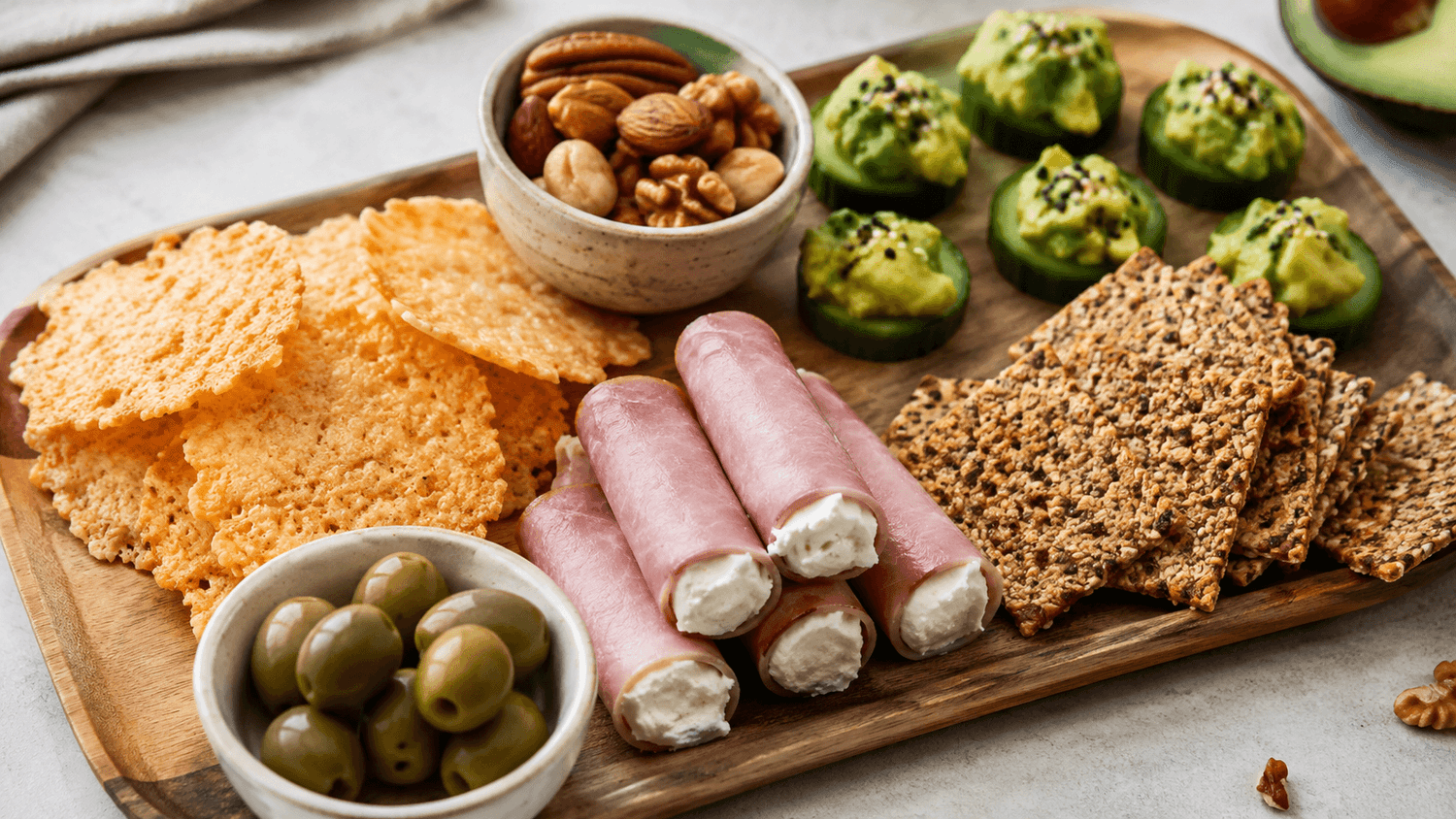 Snacks keto y opciones rápidas