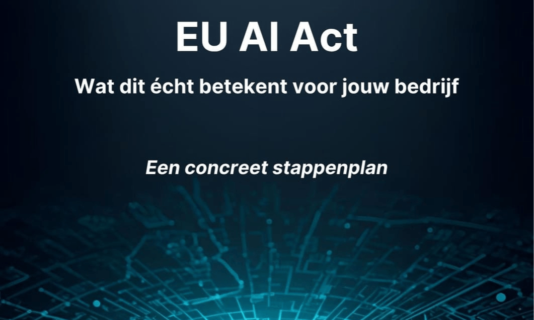 Bestel nu dit ebook over de EU AI Act