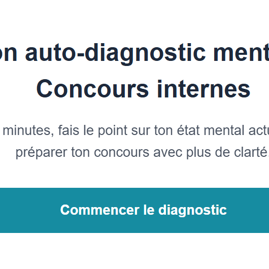 Auto-diagnostic mental - OFFERT