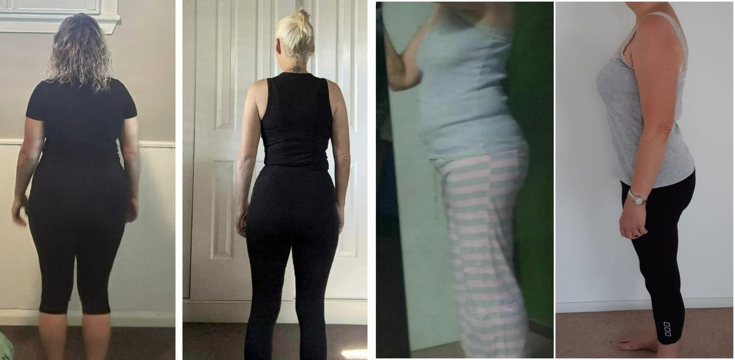 before and after transformation – body slimming results for women over 40