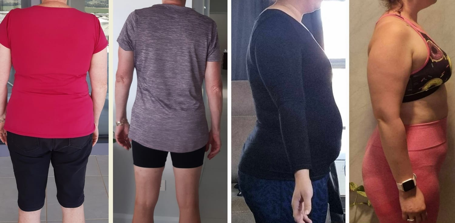 before and after transformation – body slimming results for women over 40