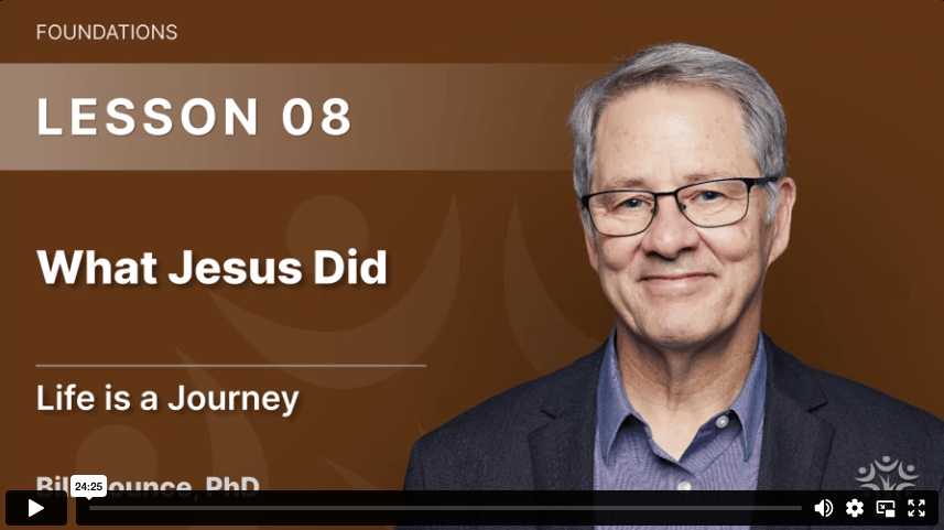 Picture of lesson 08 - What Jesus Did