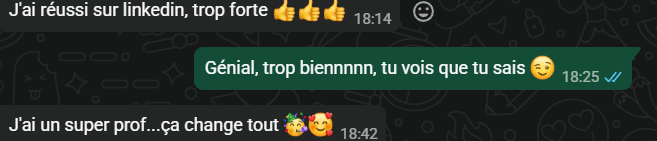 Témoignage client de La Fée du Copy