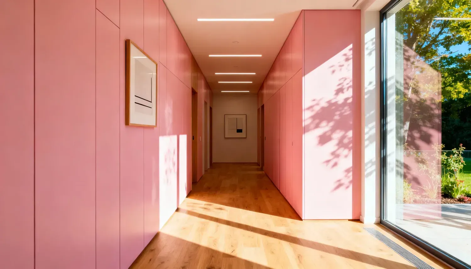 Detalhe decorativo do ambiente da clínica.