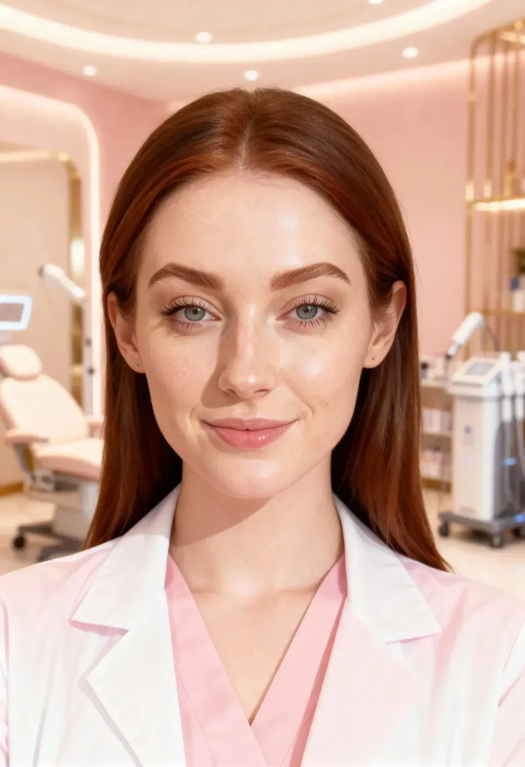 Retrato da Dra. Isabella, especialista da clínica.