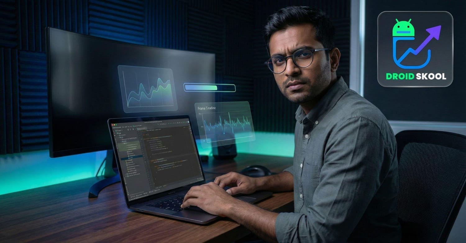 Android Main Thread vs Background Thread Performance Diagram | Nikhil Rai | Droid Skool 