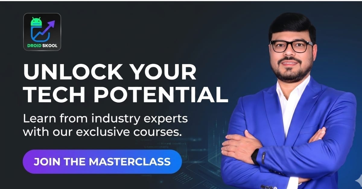 Learn Android Programming roadmap for beginners by Nikhil Rai Founder of Droid Skool