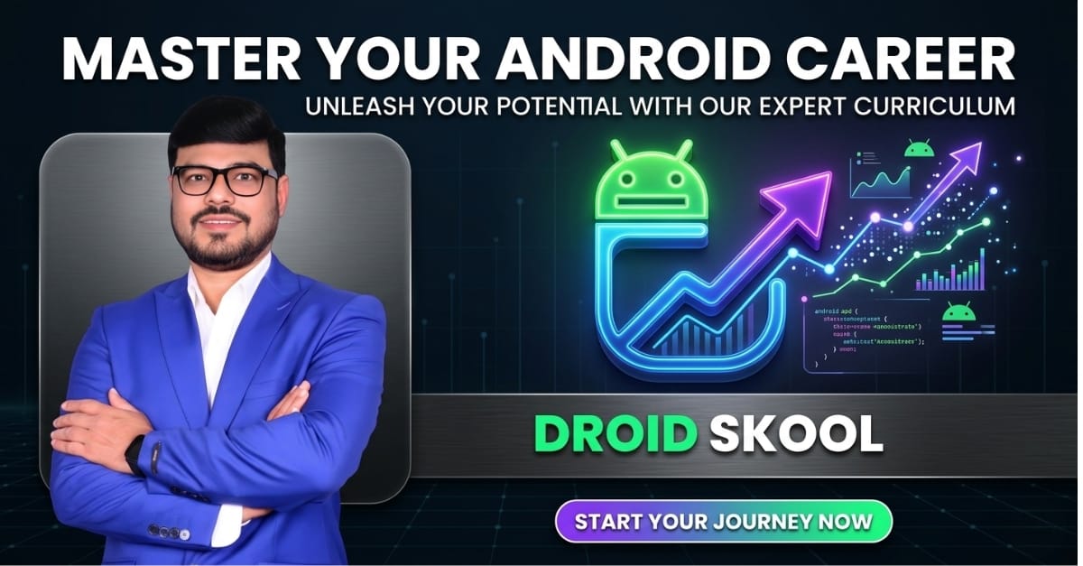 India’s #1 Android Developer Coach | Nikhil Rai Android Developer Coach Droid Skool job-ready Android developer roadmap India
