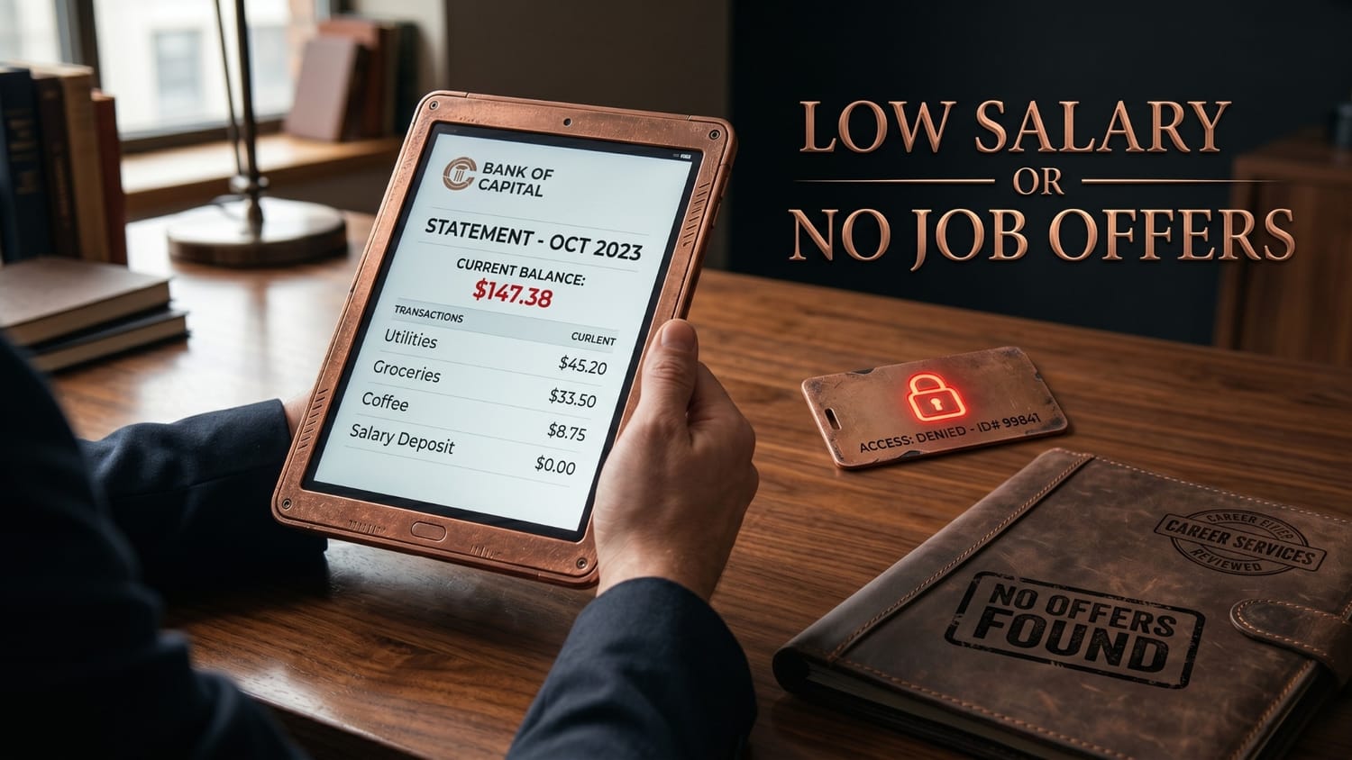 Low Salary or No Job Offers