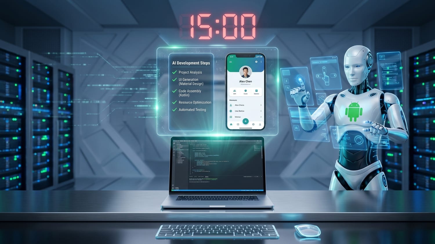Build a Live Android App in 15 Min Using AI