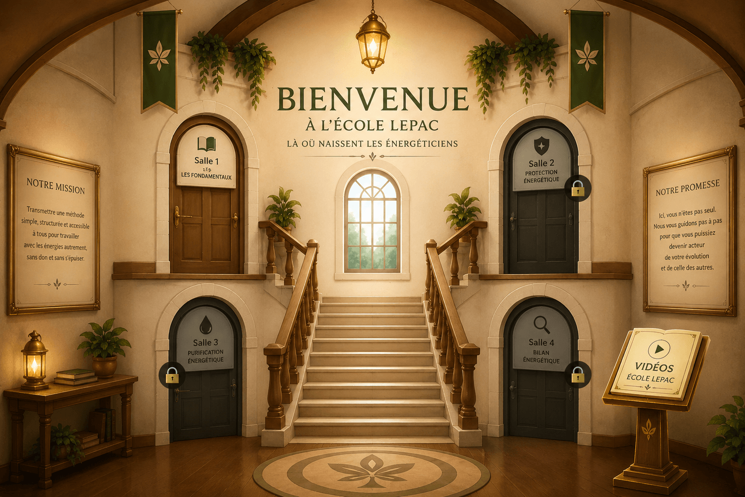 Hall de l'École LEPAC