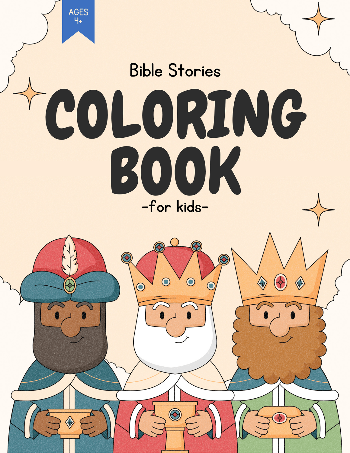 Bible coloring book for kids, Bible coloring pages, Kids Bible printables, Bible characters coloring book, Christian kids activities, Screen-free fun for kids, 