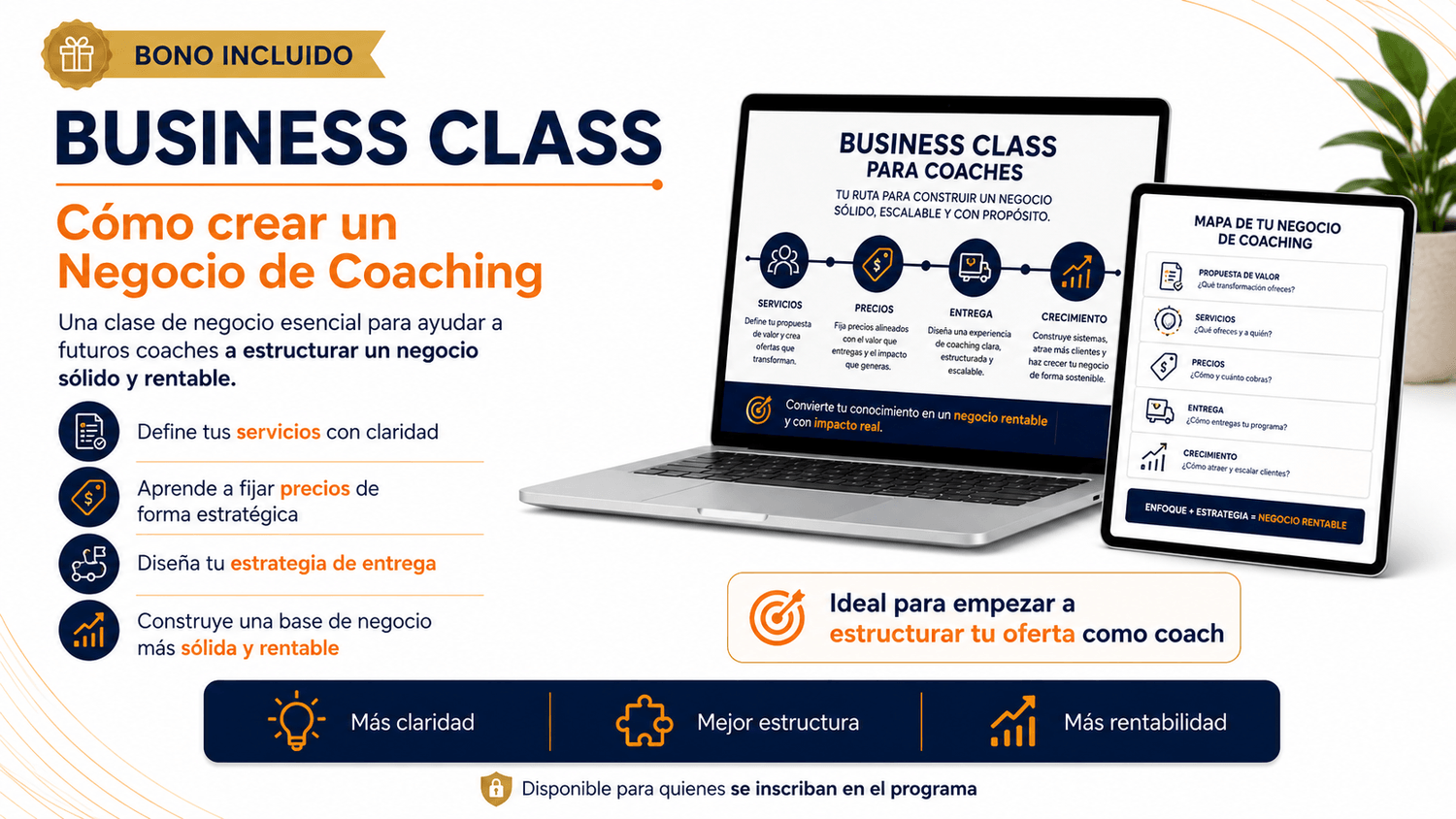 Business Class - Cómo crear un Negocio de Coaching
