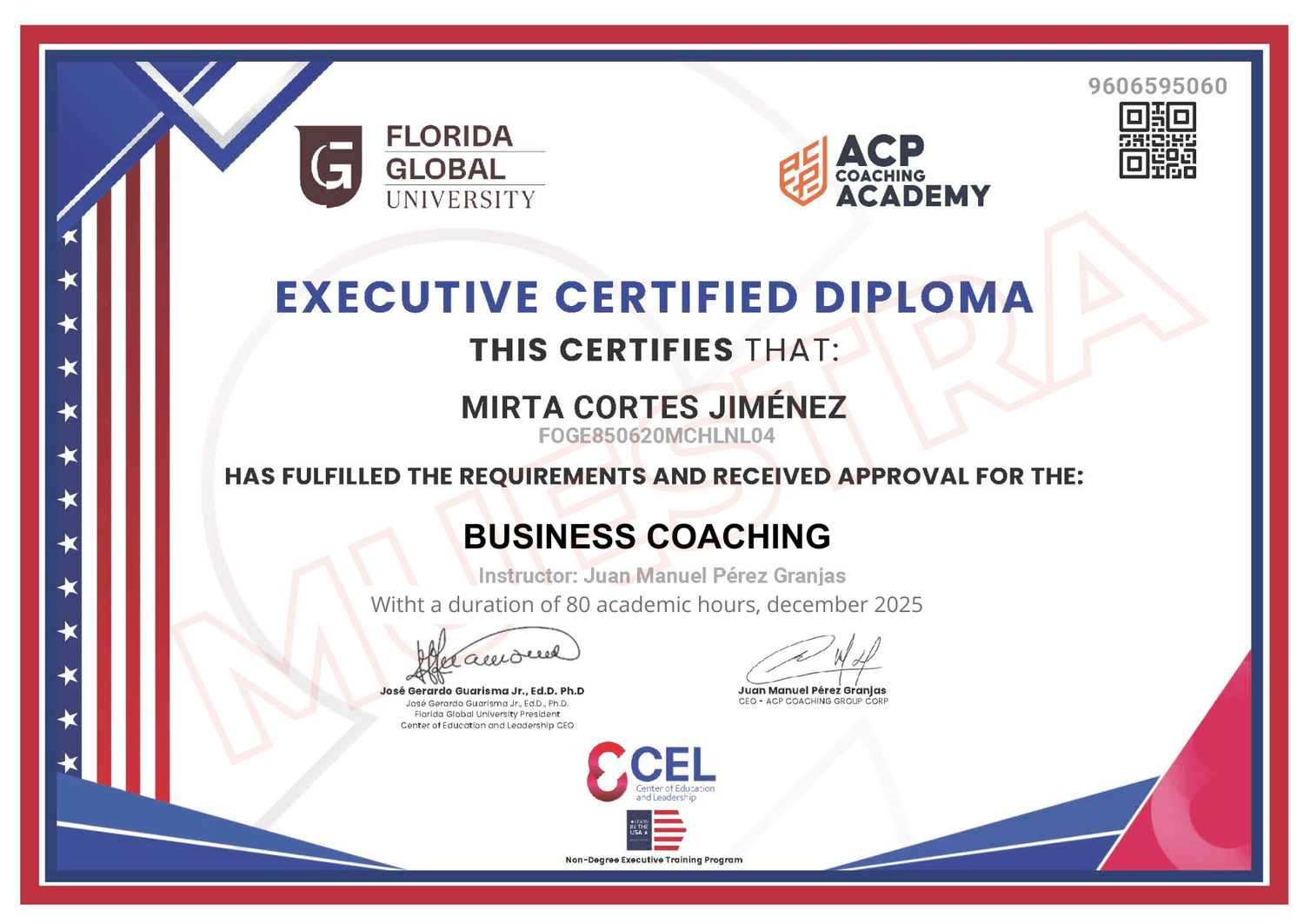 Executive Certified Diploma en Business Coaching