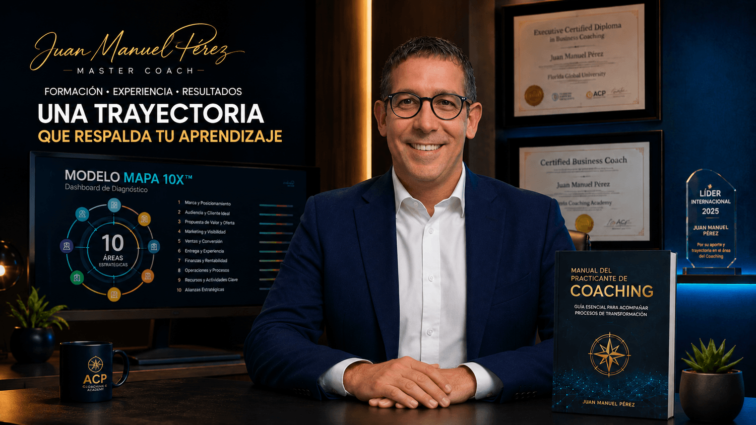 Juan Manuel Pérez, instructor del programa de Certificación en Business Coaching