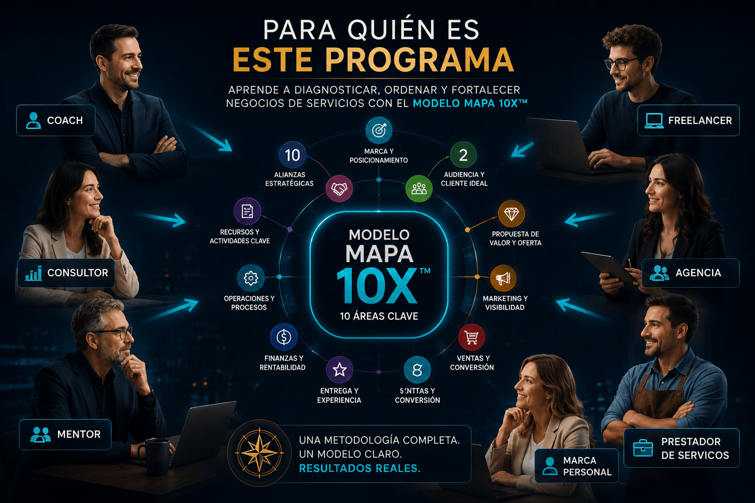 Profesionales que pueden aplicar el Modelo MAPA 10X