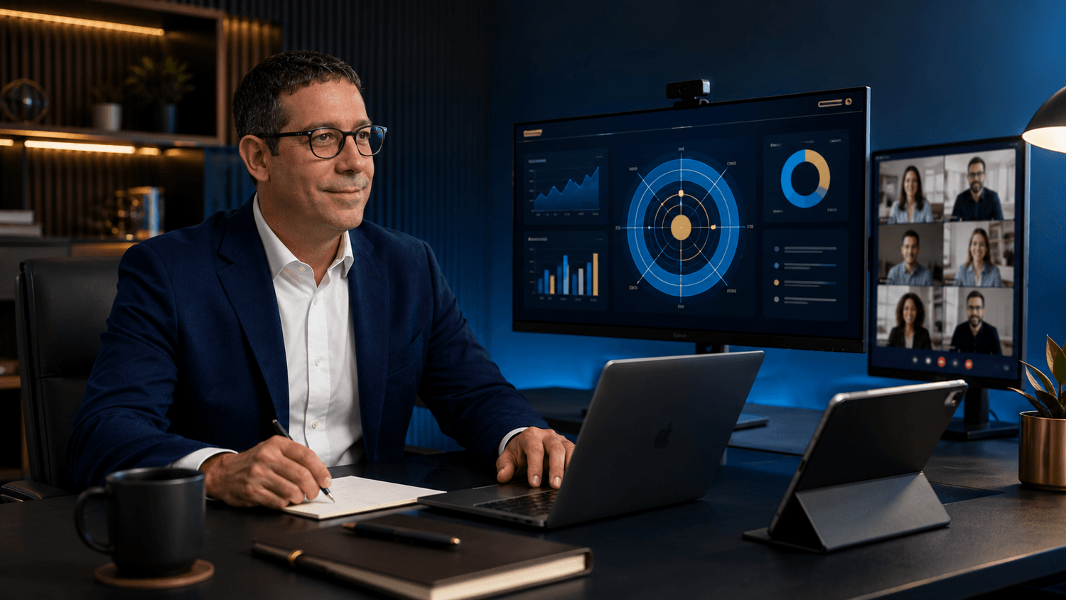 Profesional aplicando una metodología de Business Coaching