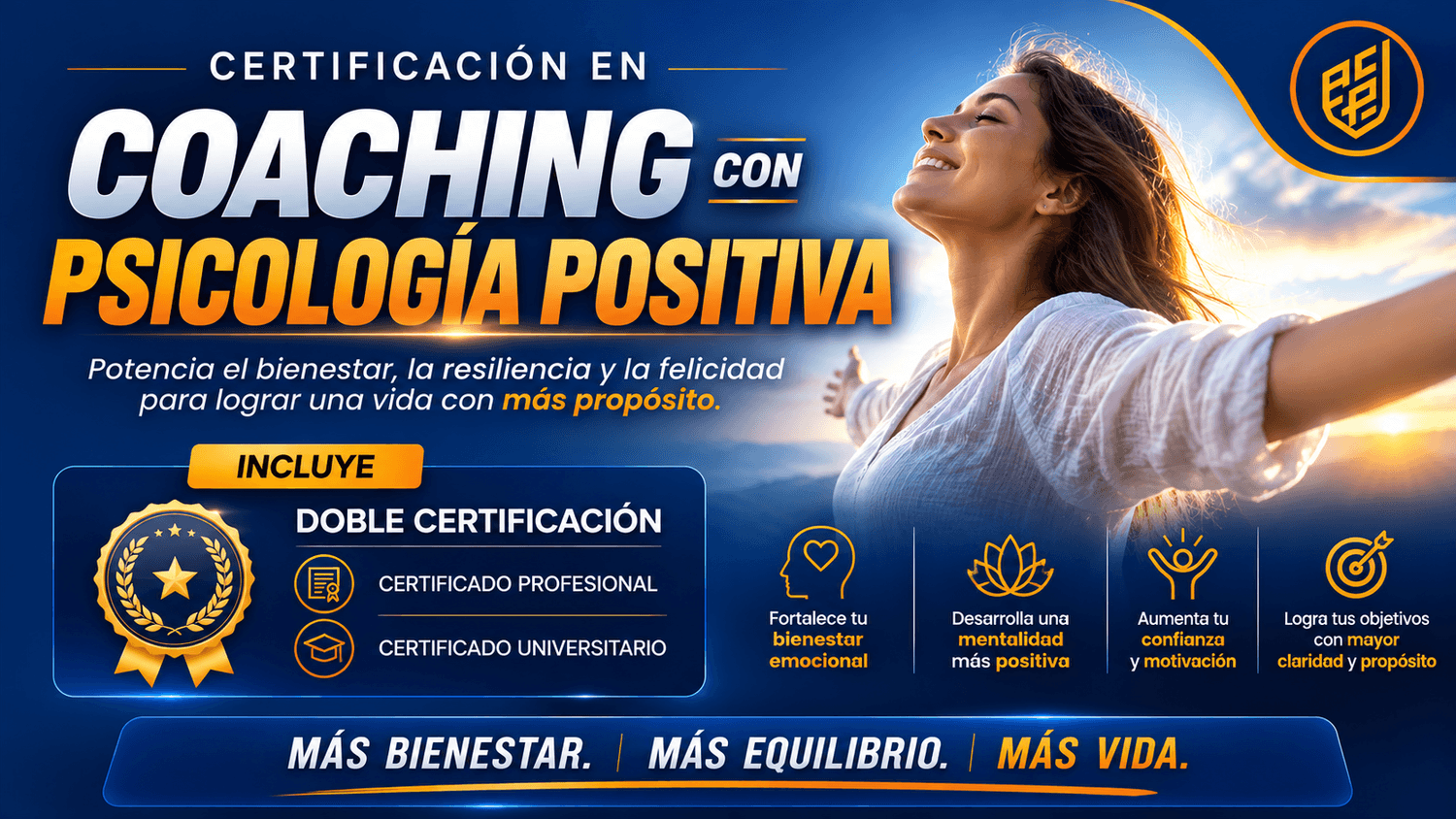 Programa de Certificación Experto en Coaching con Psicología Positiva