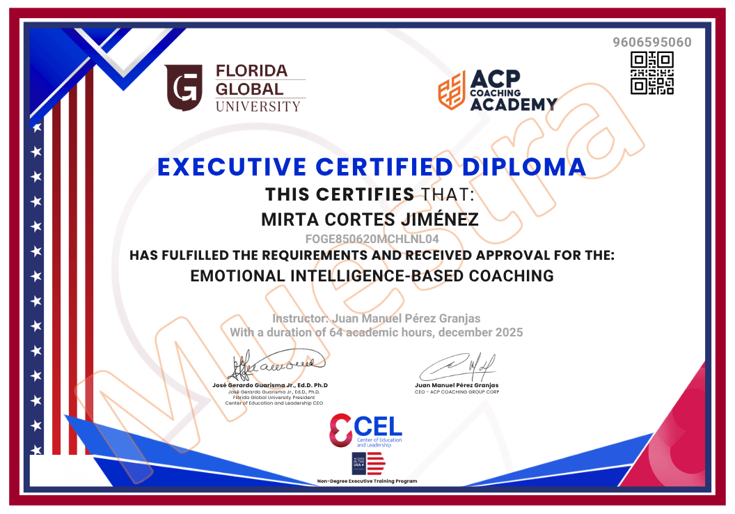 Certificado universitario Experto en Coaching con Inteligencia Emocional - Florida Global University