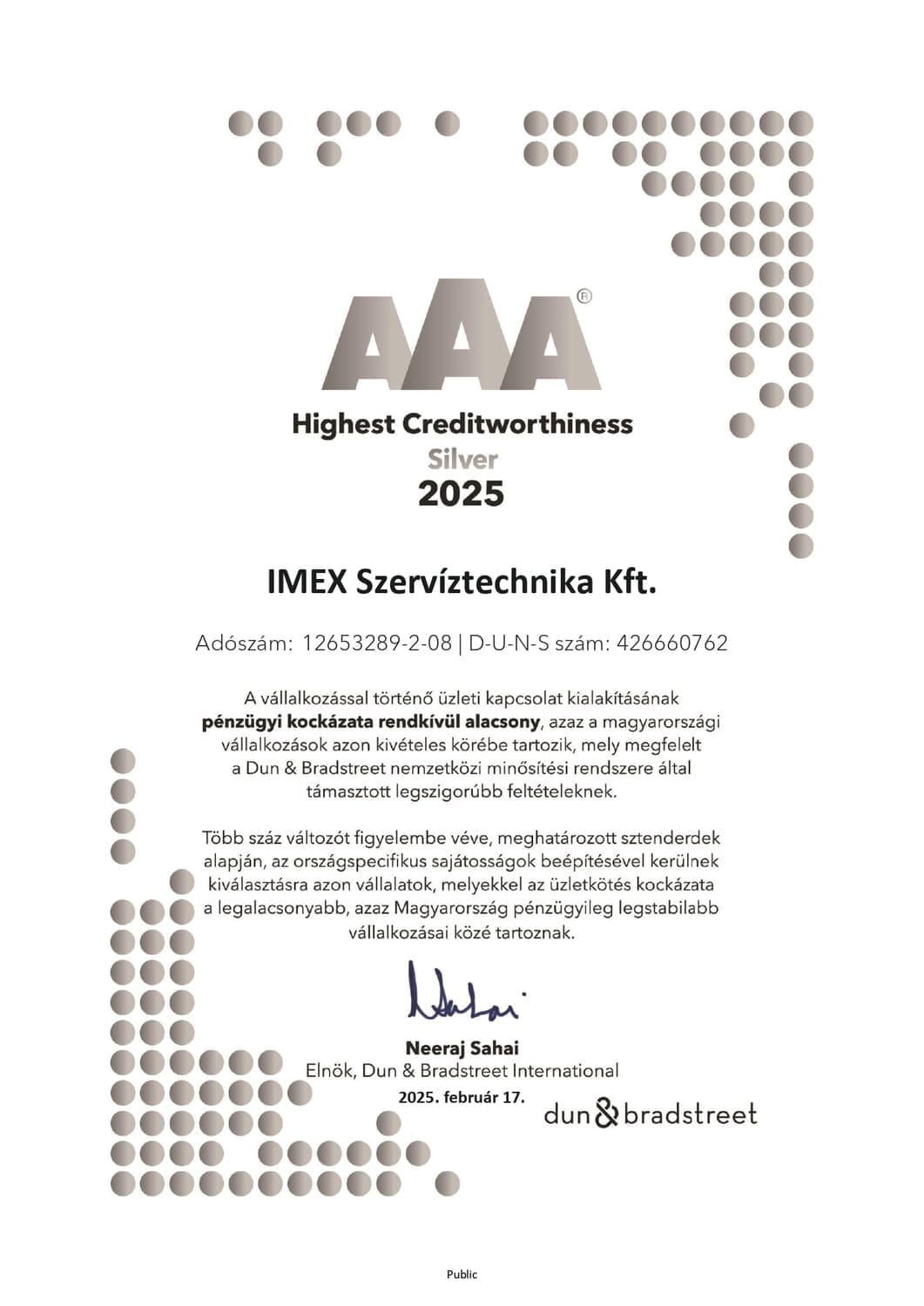 AAA Highest Creditworthless