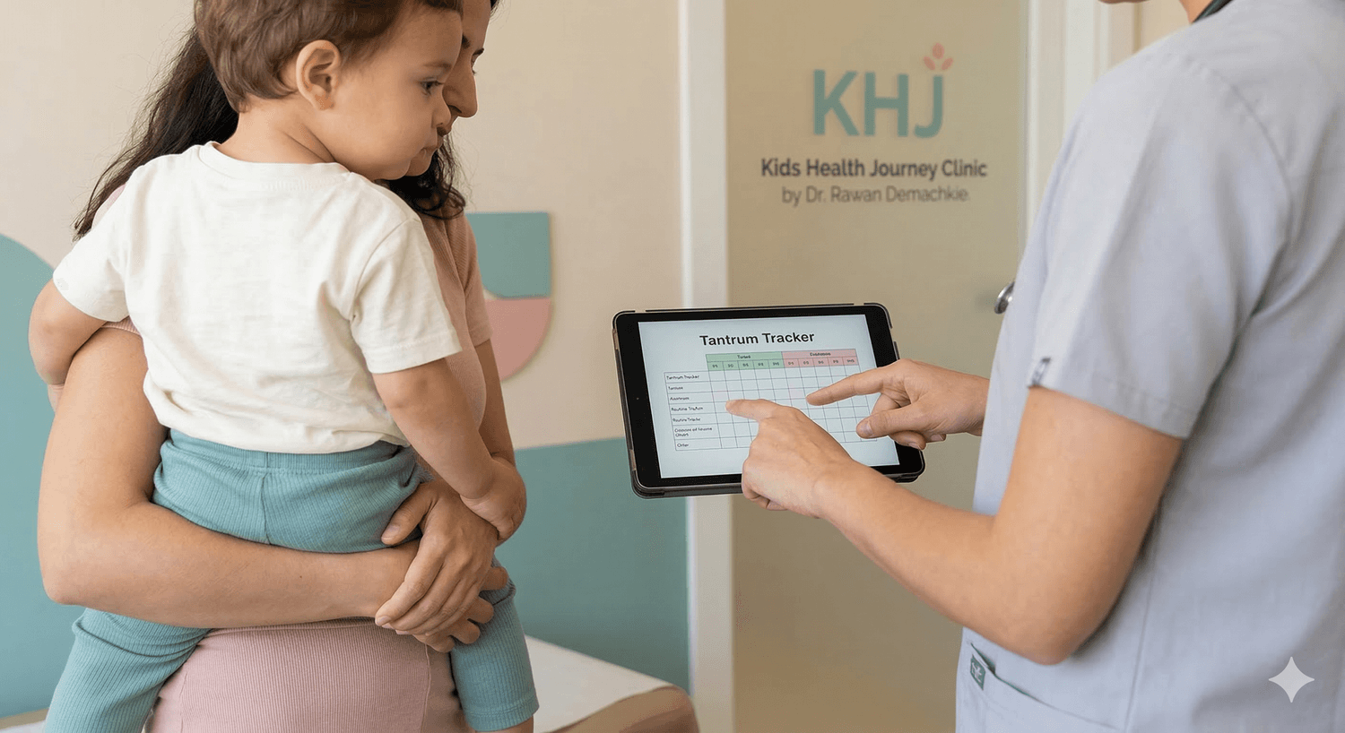 Pediatric assessment of toddler emotional regulation in Kids Health Journey Clinic by Dr. Rawan Demachkie