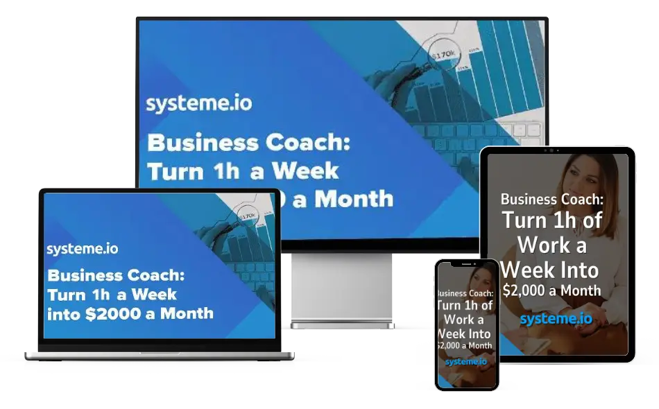 Business Coach: Turn 1h of Work a Week Into $2,000 a Month | Digitalzdesigns