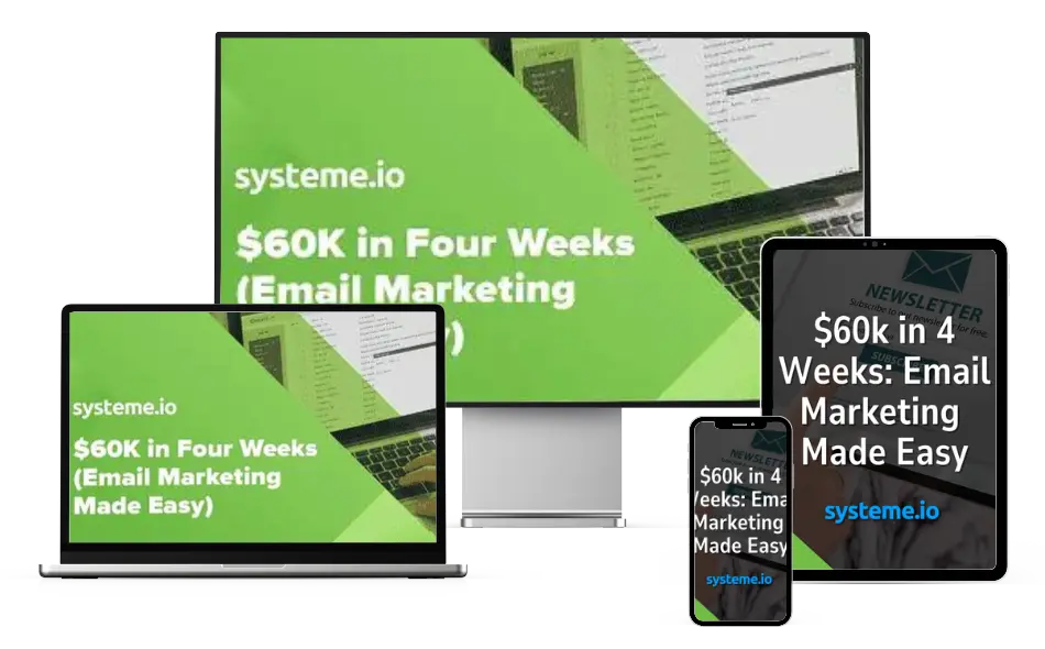 $60k in 4 Weeks: Email Marketing Made Easy Online Course | Digitalzdesigns
