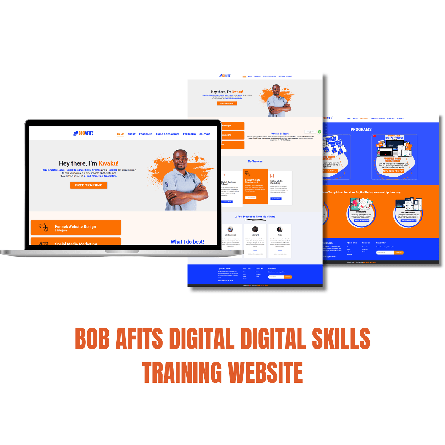 BOB Afits Digital Skills Training Website
