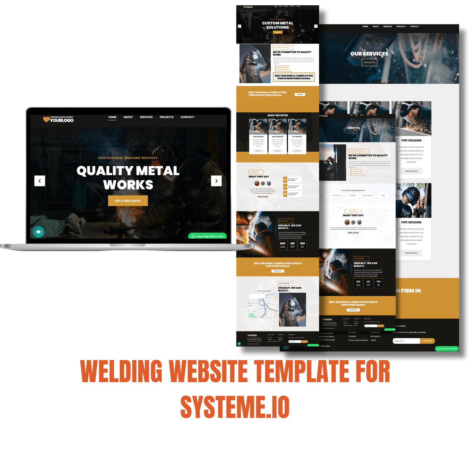 Metal Works Website Template