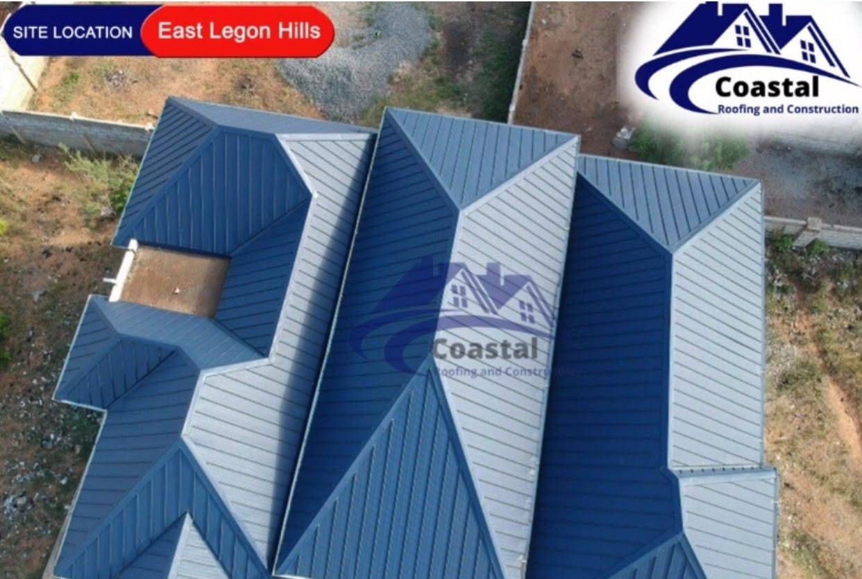 East Legon Hills roofing project