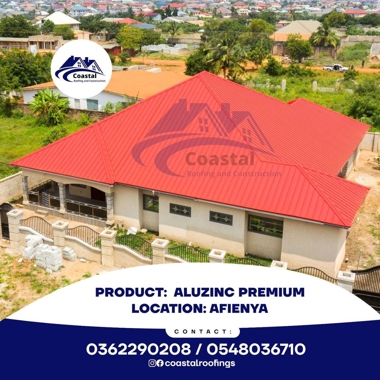 Afienya roofing project