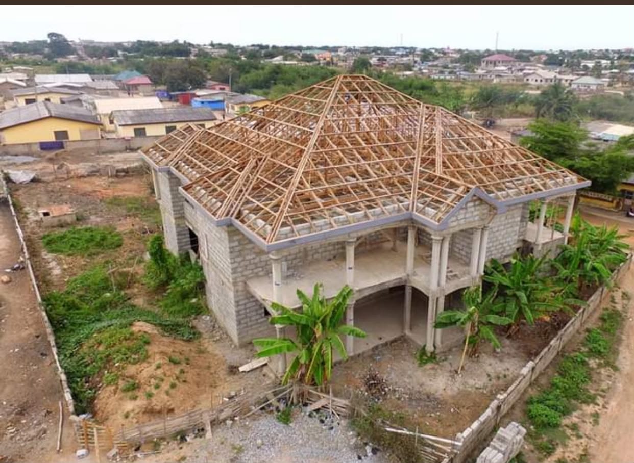Finished roof