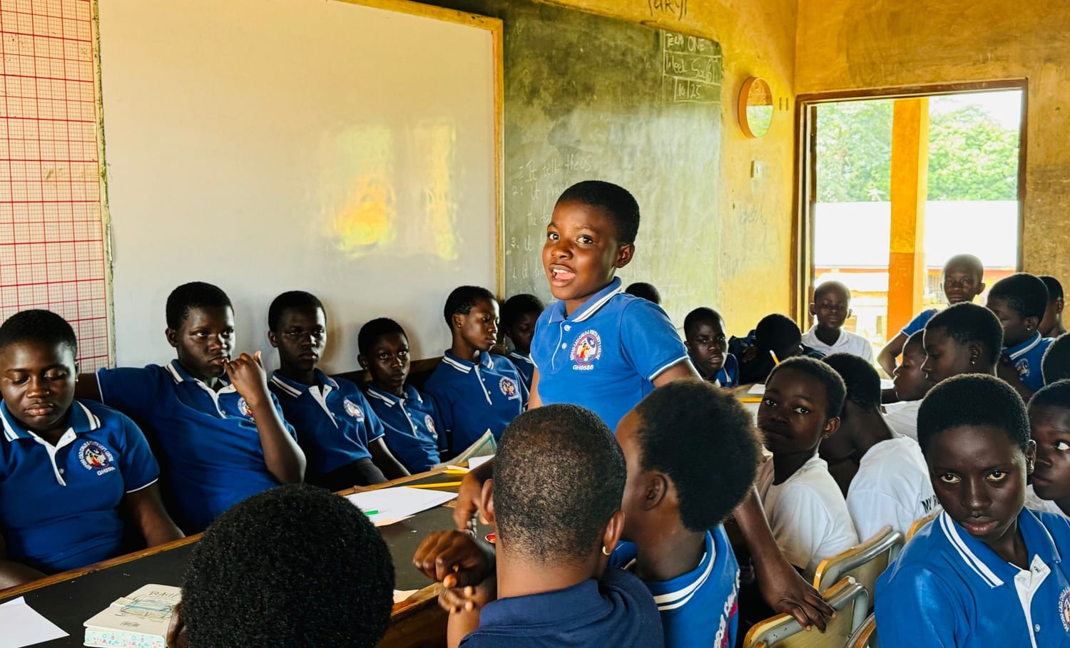 Children participating in a community programme