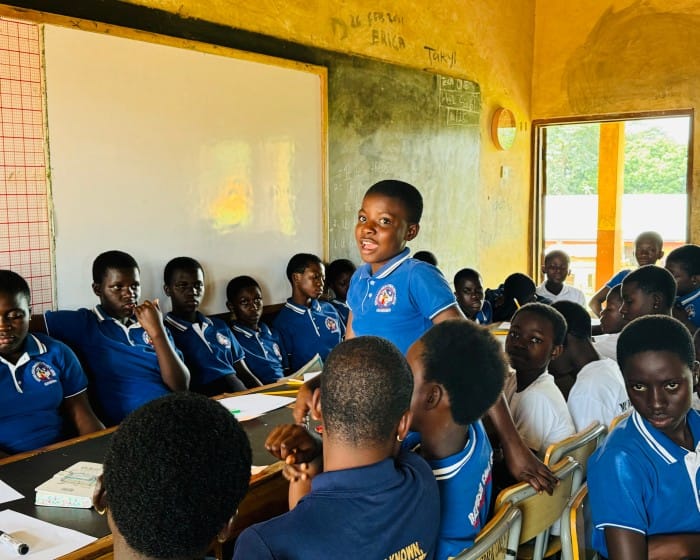 Girls from the Beposo pilot programme