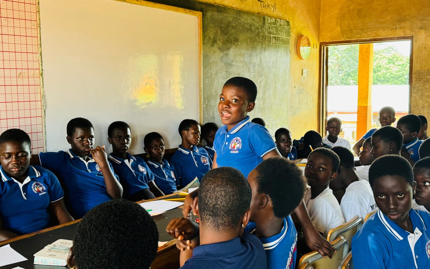 Girls and young women participating in empowerment and learning activities