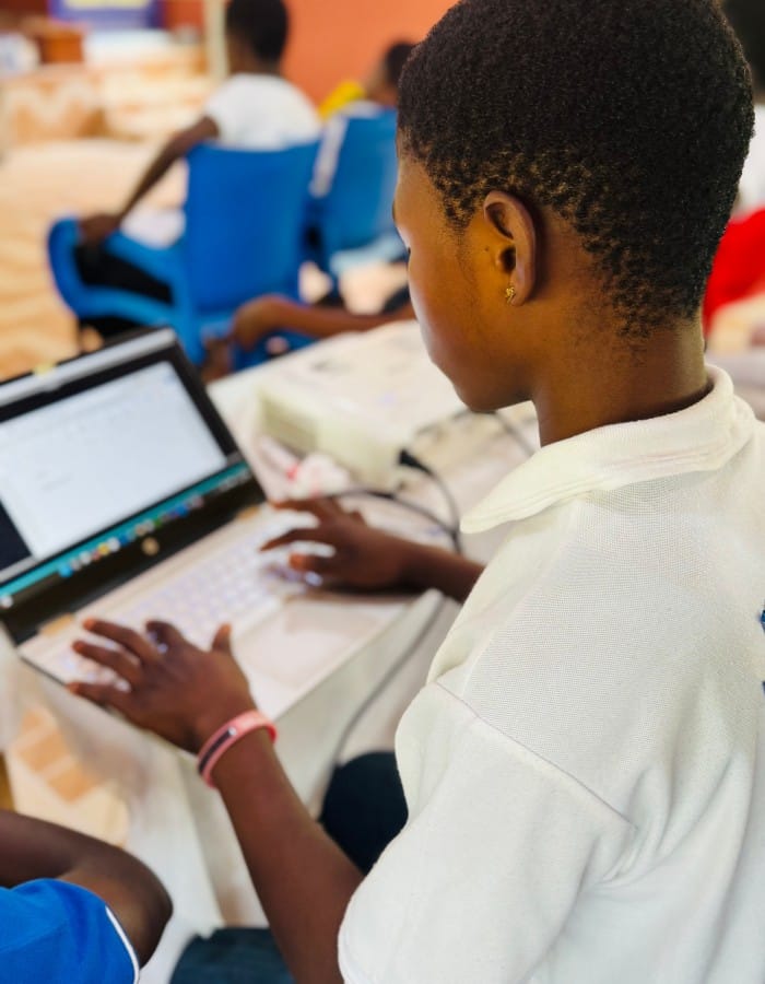 Girls developing practical skills for education, work and life