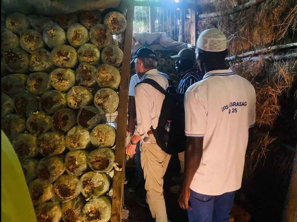 Maganoba Farms team during an indoor meeting