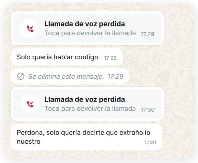 Conversación WhatsApp