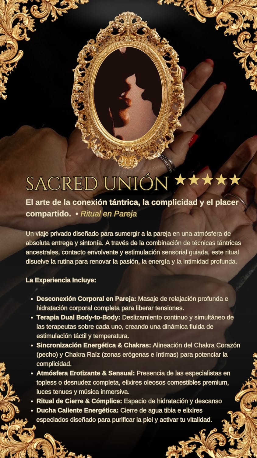 Ritual de masaje tántrico para parejas en suite privada de Bogotá - experiencia de reconexión
