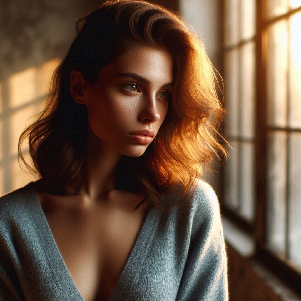 Mujer reconectando con su respiración y su ciclo menstrual 