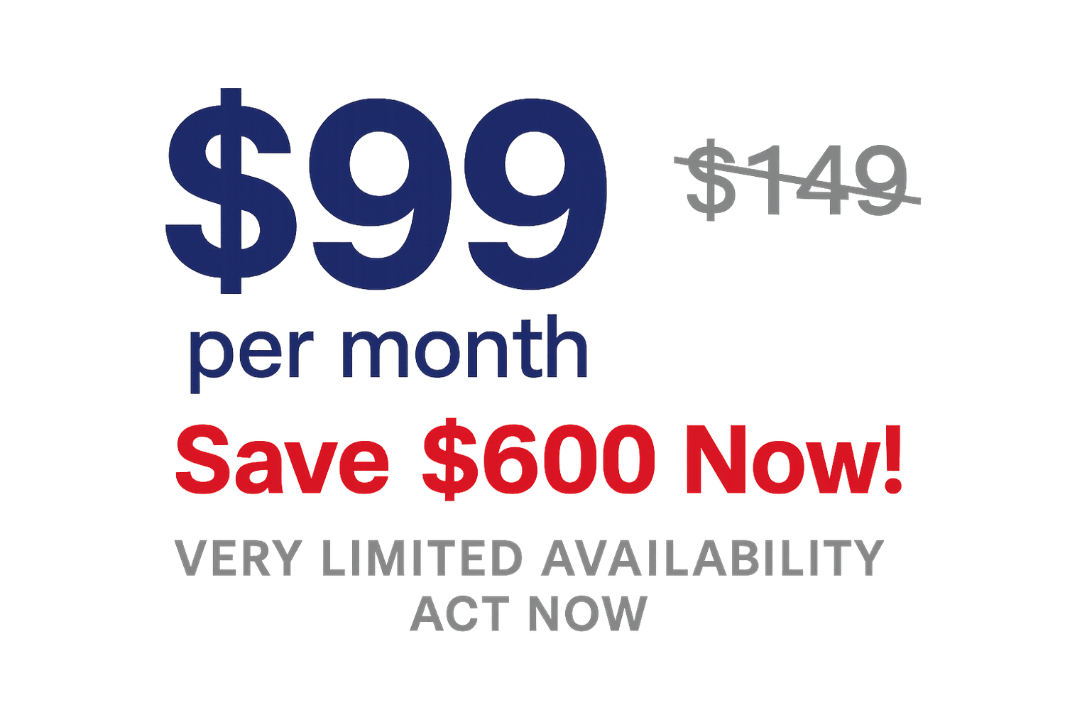 Elite Coaching Membership promotional banner – $99 per month limited offer.